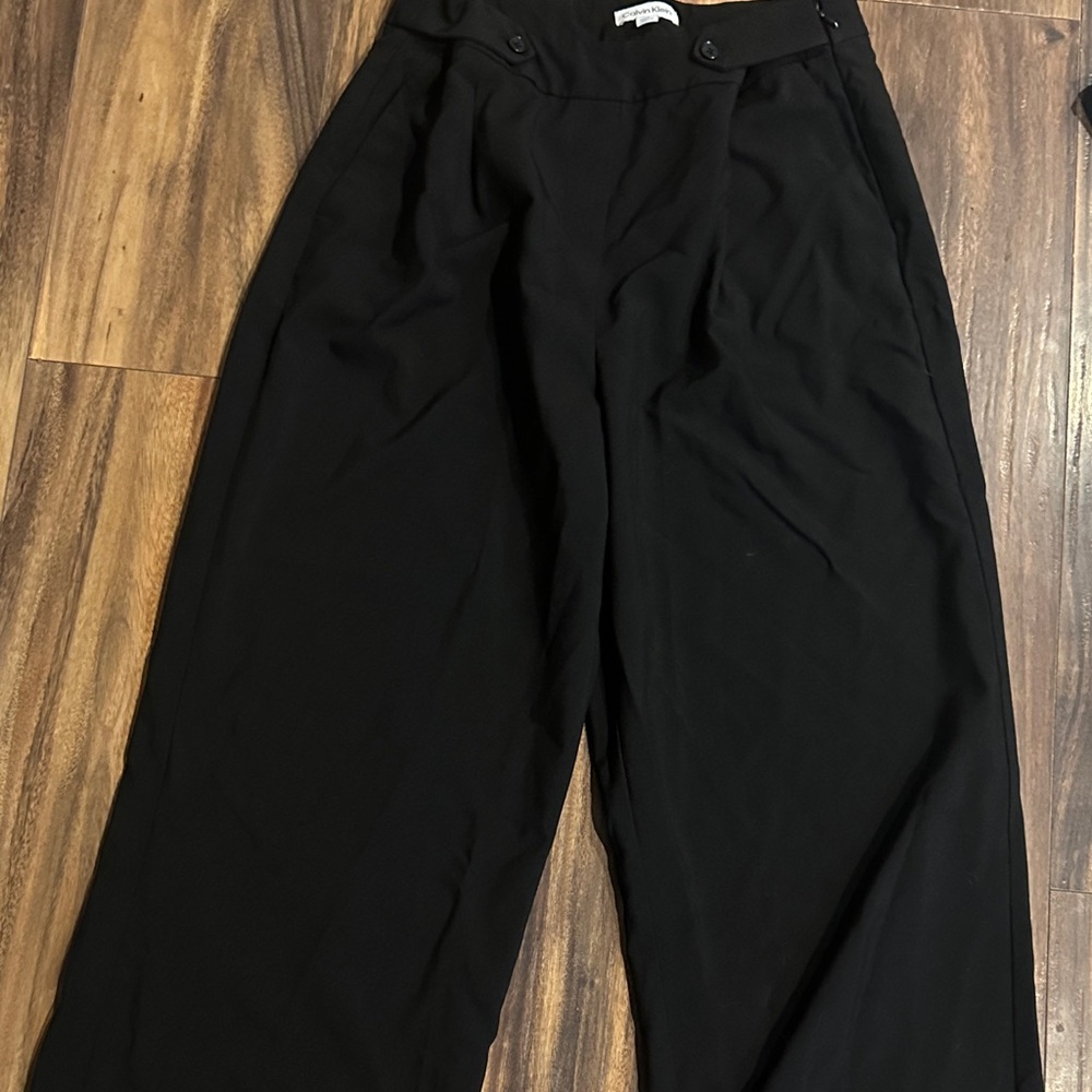 Women Black Wide-Leg Pants